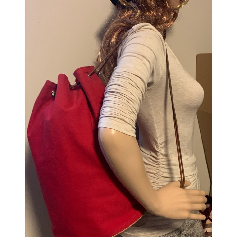 Hermes Red Backpack